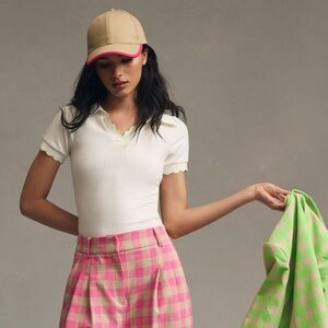 Maeve Scalloped Polo